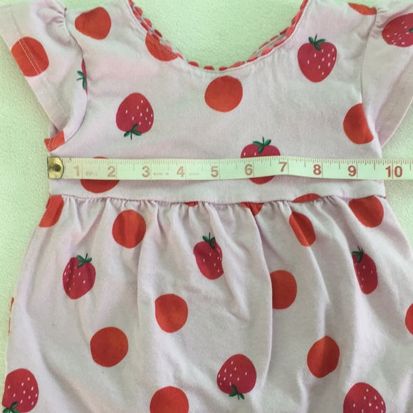🍓 Pink Strawberry Top with Keyhole Back by Carter’s 🍓 - Picture 7 of 9
